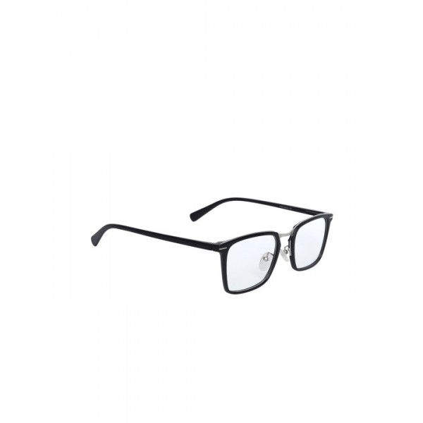 Unisex Solid Anti Glare Lens Full Rim Optical Square Frames