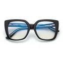 Full Rim Square Anti Glare & Blue Cut Computer Glass For Men & Women  (51 mm)