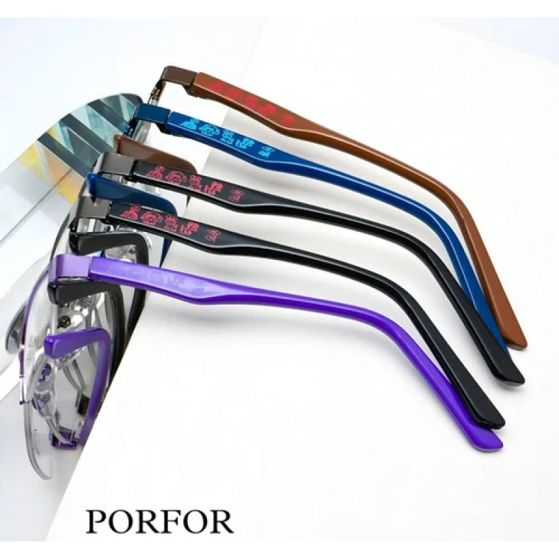 Metal PORFOR EYEWEAR Spectacle Frames