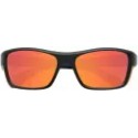 Polarized, Mirrored Sports Sunglasses (57)  (For Men & Women, Red, Orange)