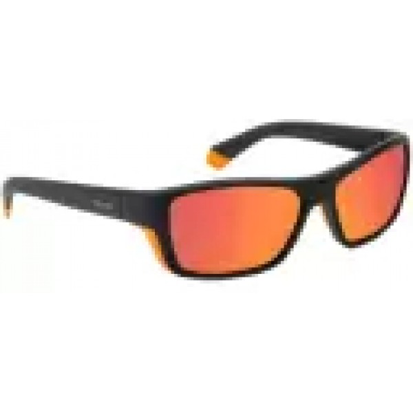 Polarized, Mirrored Sports Sunglasses (57)  (For Men & Women, Red, Orange)