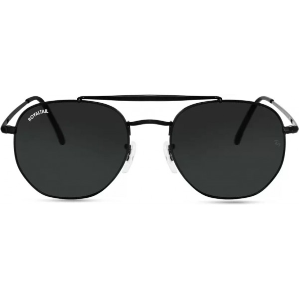 Polarized Round Sunglasses (58)  (For Men & Women, Black)