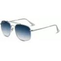Polarized Rectangular Sunglasses (58)  (For Men & Women, Blue)