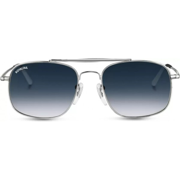 Polarized Rectangular Sunglasses (58)  (For Men & Women, Blue)