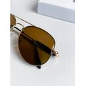 Golden Polarized Aviator Sunglasses