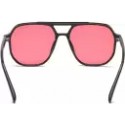 UV Protection Retro Square Sunglasses (59)  (For Men, Red)