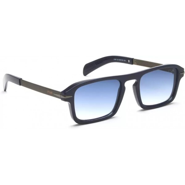 UV Protection Rectangular Sunglasses (56)  (For Men, Blue)