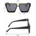 UV Protection Retro Square Sunglasses (54)  (For Men & Women, Black)