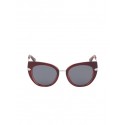 Kids Grey  Maroon Cateye Sunglasses