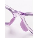 Boys Transparent & Purple Full Rim Oval Frames