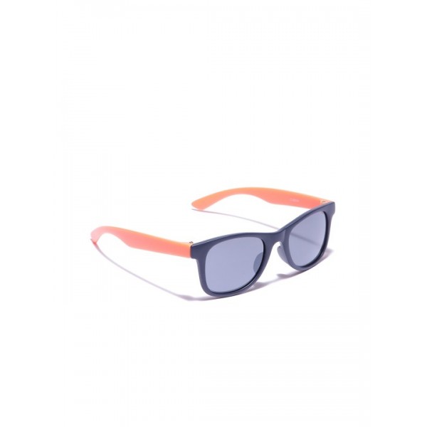 Boys Grey Lens & Black Rectangle Sunglasses with UV Protected Lens