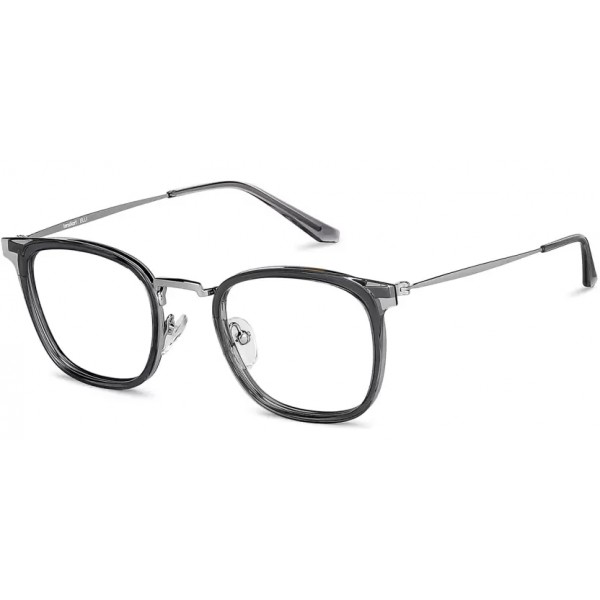 Full Rim Square Anti Glare & Blue Cut Computer Glass For Men & Women  (49 mm)